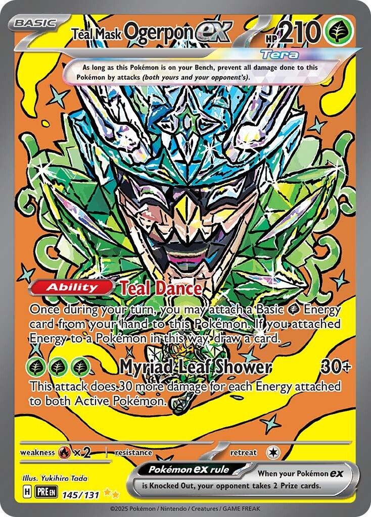 Teal Mask Ogerpon ex - 145/131 [PRE - 145/131]