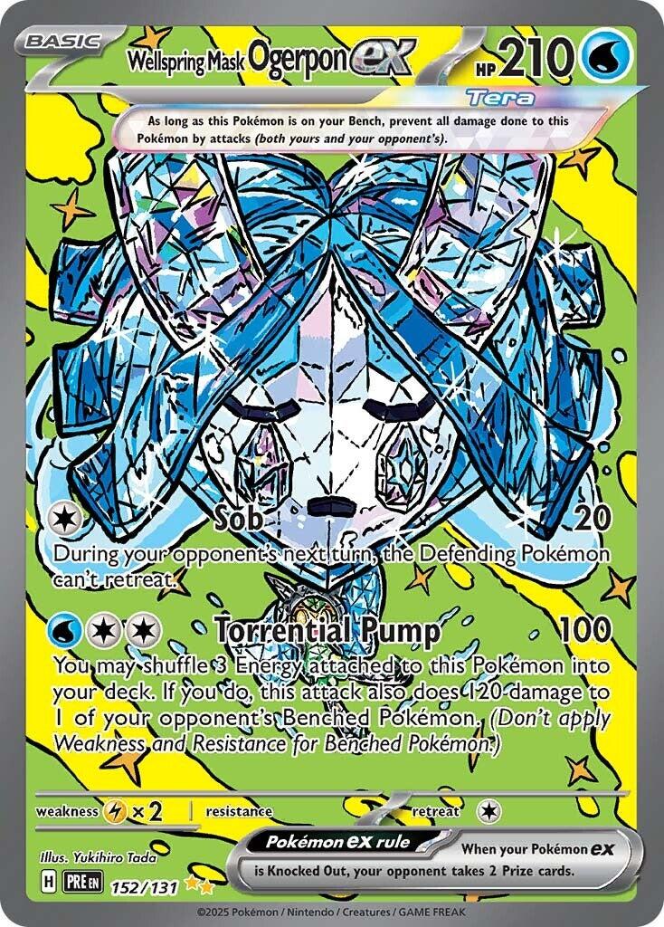 Wellspring Mask Ogerpon ex - 152/131 [PRE - 152/131]