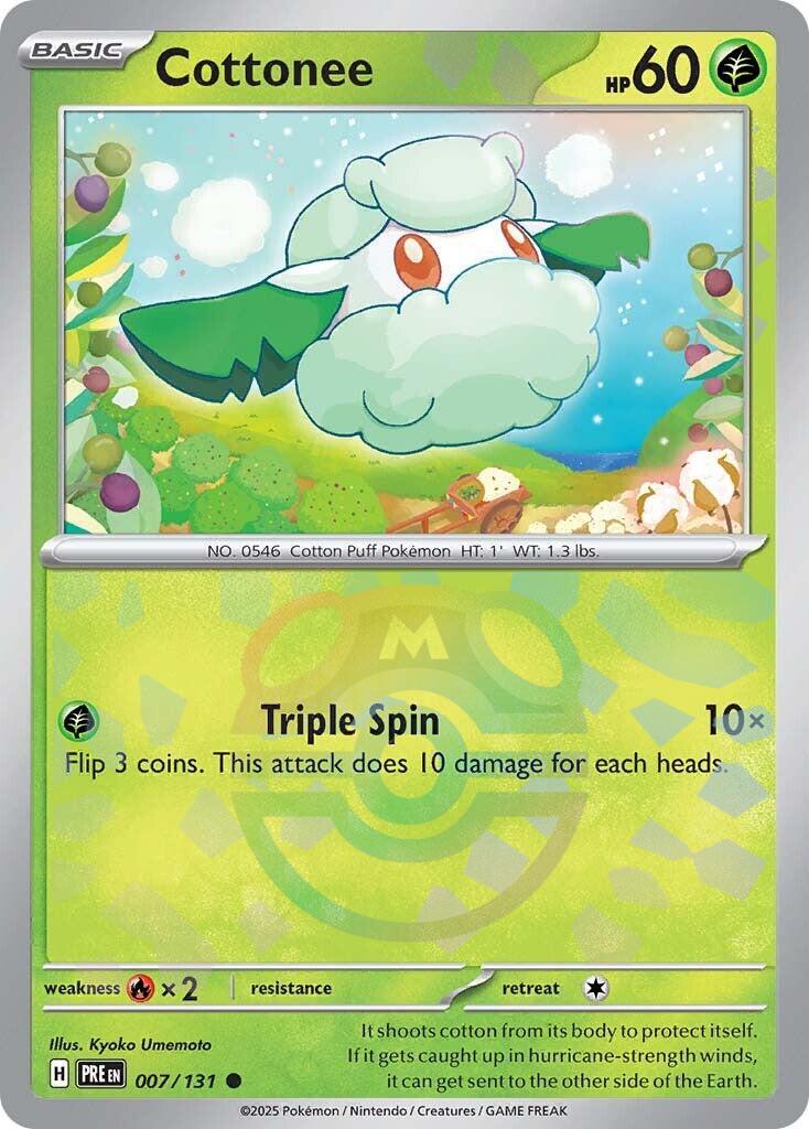 Cottonee (Master Ball Pattern) [PRE - 007/131]