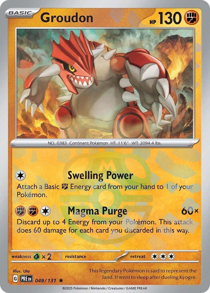 Groudon (Master Ball Pattern) [PRE - 049/131]