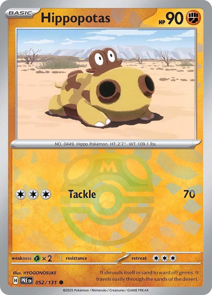 Hippopotas (Master Ball Pattern) [PRE - 052/131]