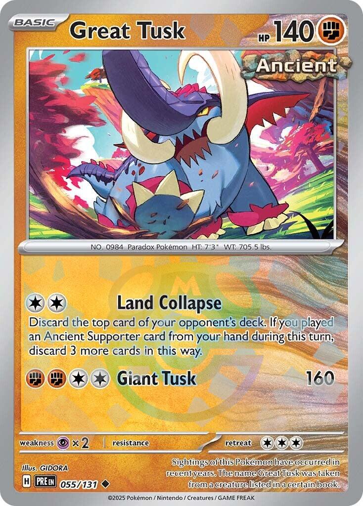 Great Tusk (Master Ball Pattern) [PRE - 055/131]