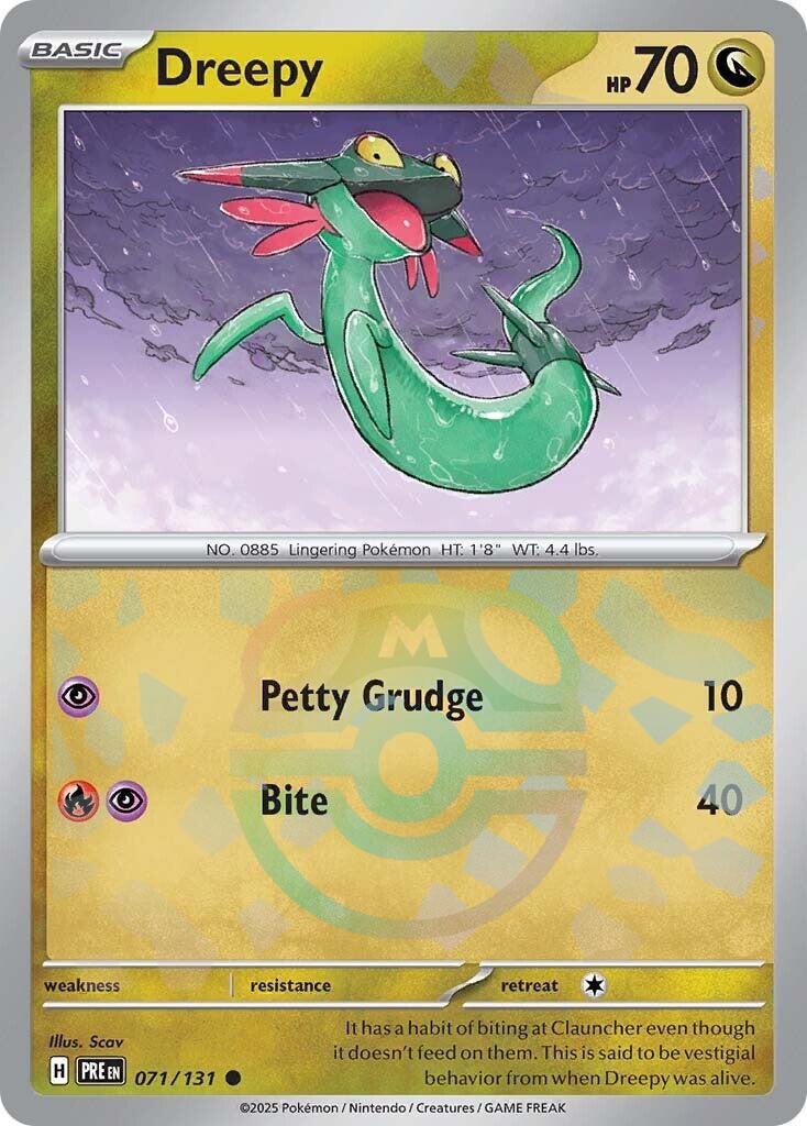 Dreepy (Master Ball Pattern) [PRE - 071/131]