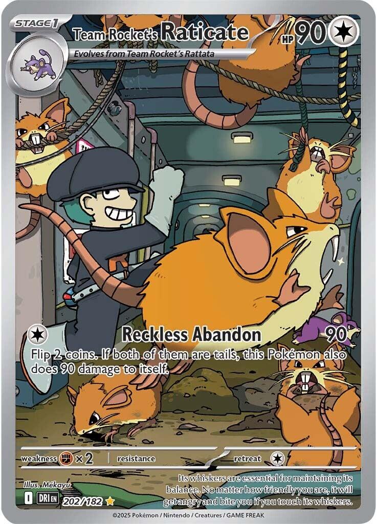 Team Rocket's Raticate - 202/182 [DRI - 202/182]