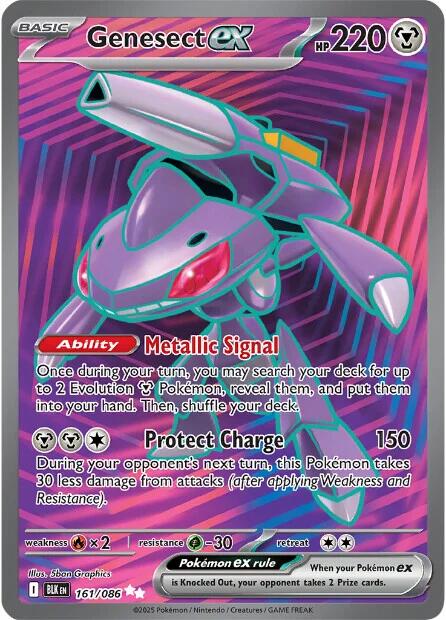 Genesect ex - 161/086 [BLK - 161/086]