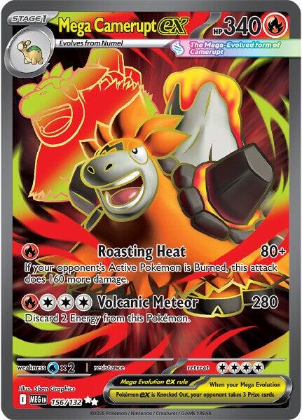 Mega Camerupt ex - 156/132 [MEG - 156/132]