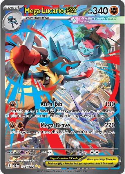 Mega Lucario ex - 179/132 [MEG - 179/132]