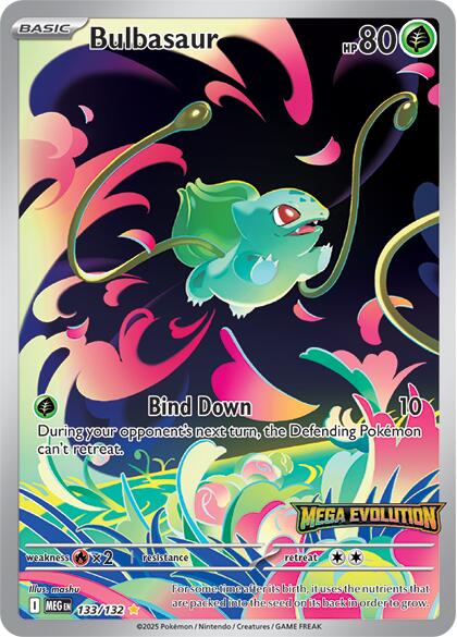 Bulbasaur - 133/132 (Mega Evolution Stamped) [MCAP - 133/132]