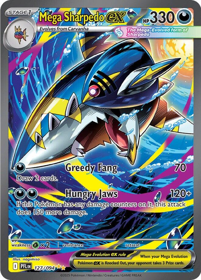 Mega Sharpedo ex - 127/094 [PFL - 127/094]