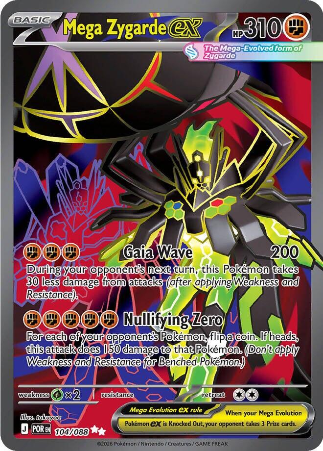 Mega Zygarde ex - 104/088 [POR - 104/088]