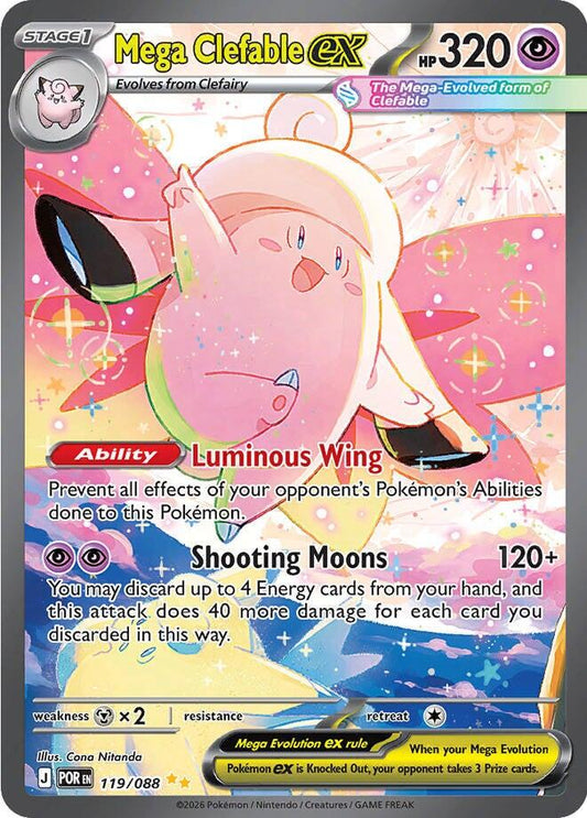 Mega Clefable ex - 119/088 [POR - 119/088]