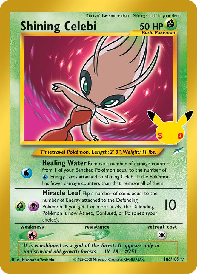 Shining Celebi [30C - 106/105]